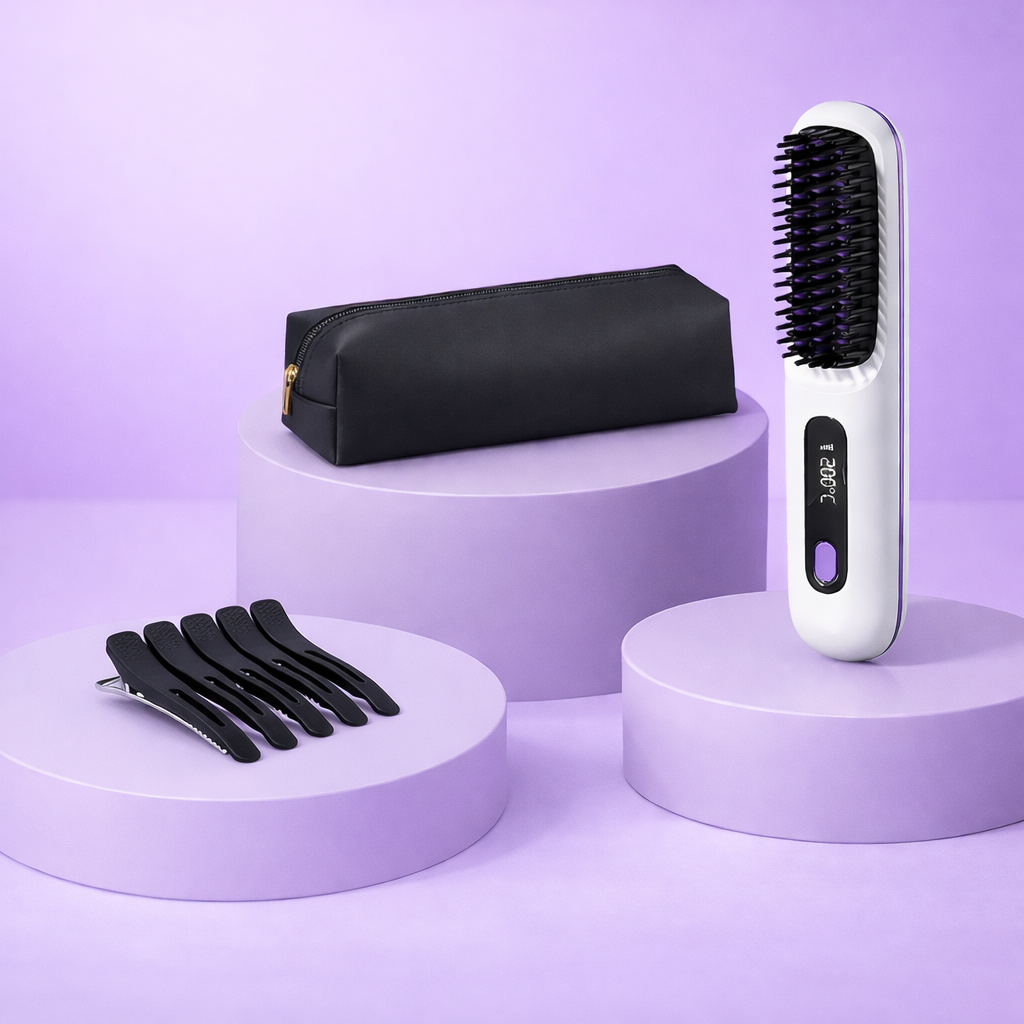 The Shine™ | Wireless Heated Brush Set